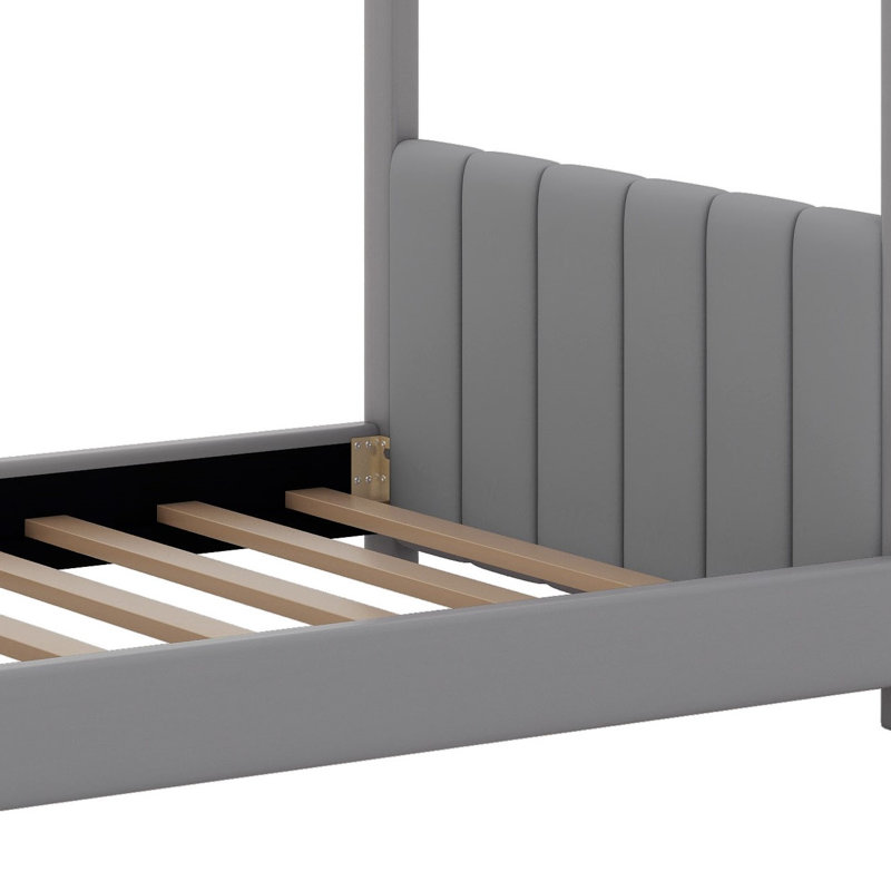 Lit maison, Gris