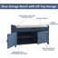 6 Pair Shoe Storage Bench-1291267220