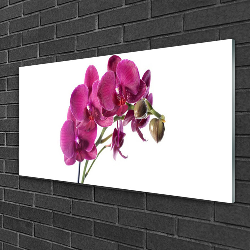 Flowers - No Frame Print on Glass