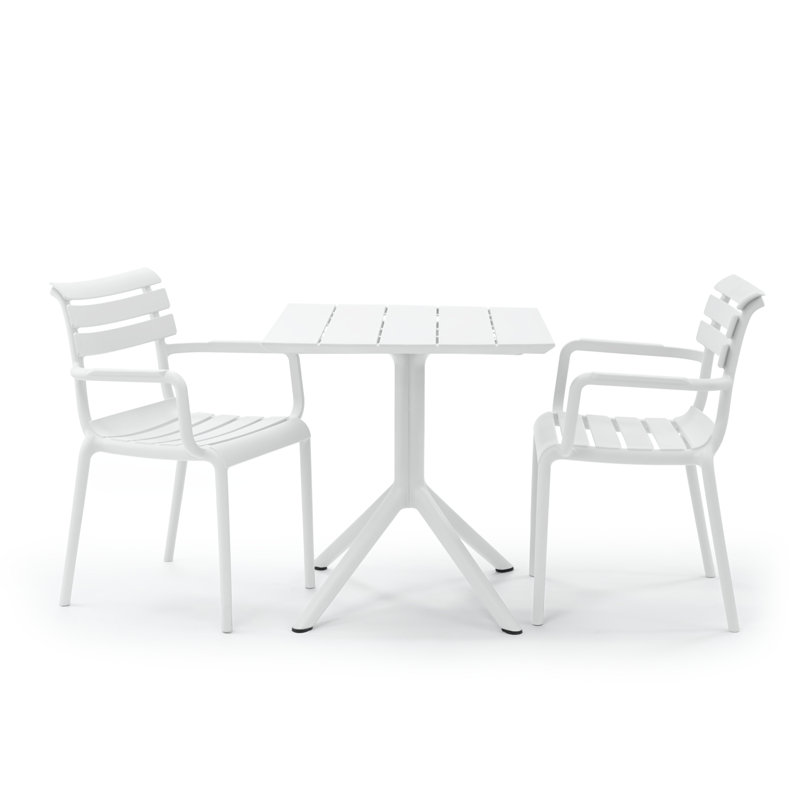Centreville 2 Person Dining Set, White