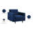 Conn Velvet Armchair-32926676