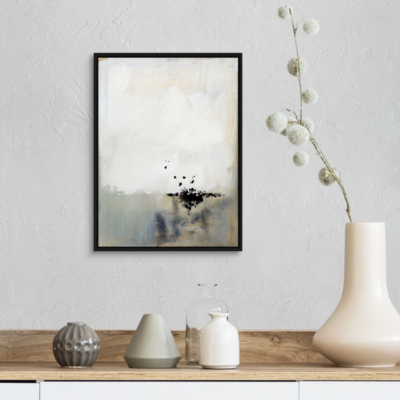 «Passel II» par Victoria Barnes, reproduction d'art sur toile, Cadre flottant noir, H 18 po x l 14 po x P 1,75 po