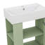 Meuble-lavabo mural 21,6 po avec lavabo et rangement ouvert à gauche-1111216251
