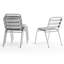 Chaise empilable en métal pour restaurant 4PK-91925248