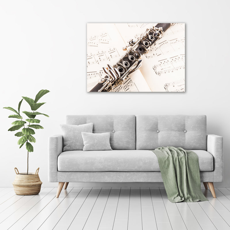 Clarinet - Wrapped Canvas Print