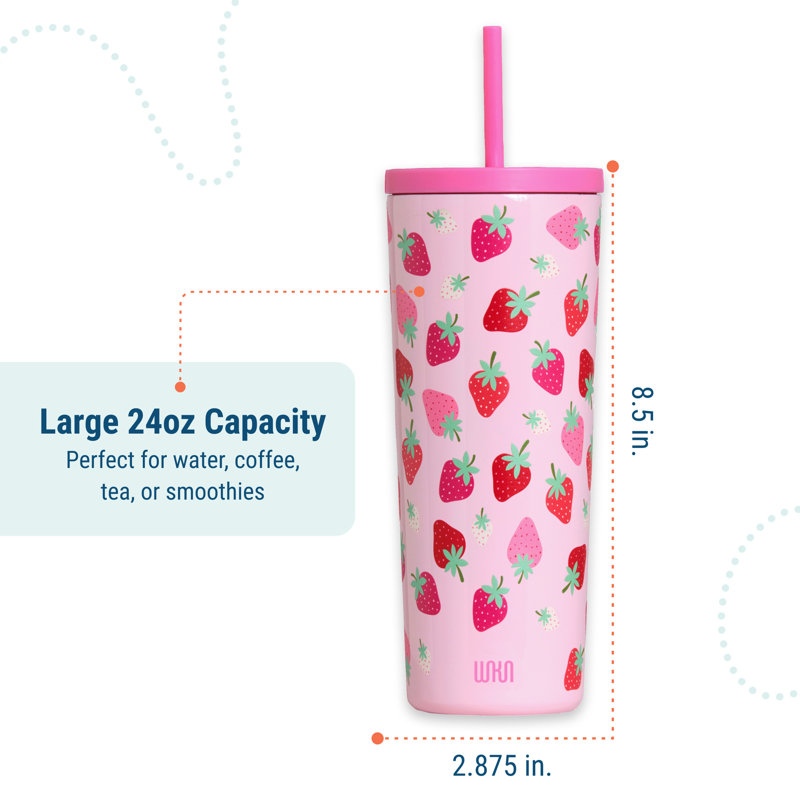 Strawberry Patch Tumbler - 24 oz