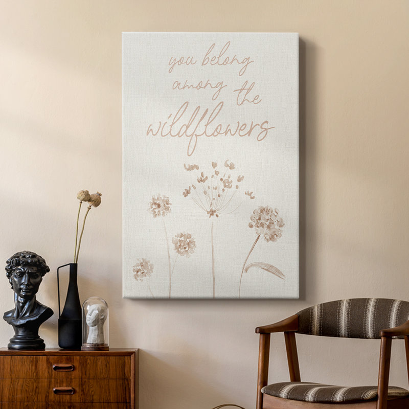 Fleurs sauvages - galerie Cavas sur mesure, H 27 po x l 18 po