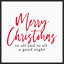 "Merry Christmas to All Script", art textuel sur toile-1045730536
