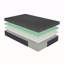 Matelas en mousse à mémoire de forme infusée de gel vert 11 pouces