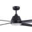 Aria 52" Ceiling Fan with Light and Remote, Modern Black LED Ceiling Fan with Lights, Damp Rated, Indoor/Outdoor Ceiling Fan-1908517405