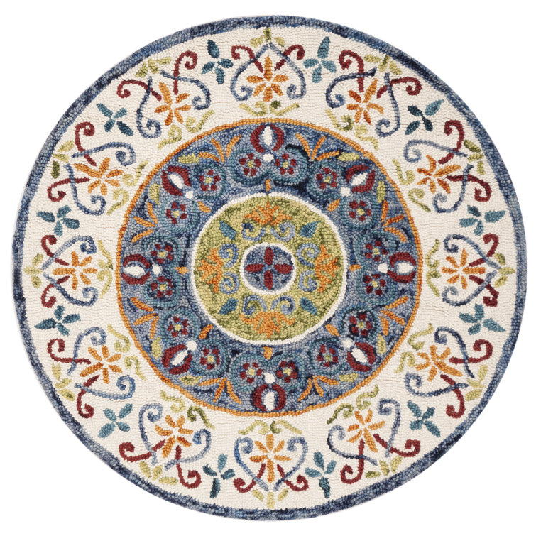 Dealba Novelty Hand Tufted Wool And Cotton With Latex Oriental Rug