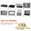 Cage pour chien 48 pouces indestructible-130493783
