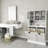 Laundry Basket Cabinet - White And Versatile With Adjustable Shelves Easy Assembly-45514083