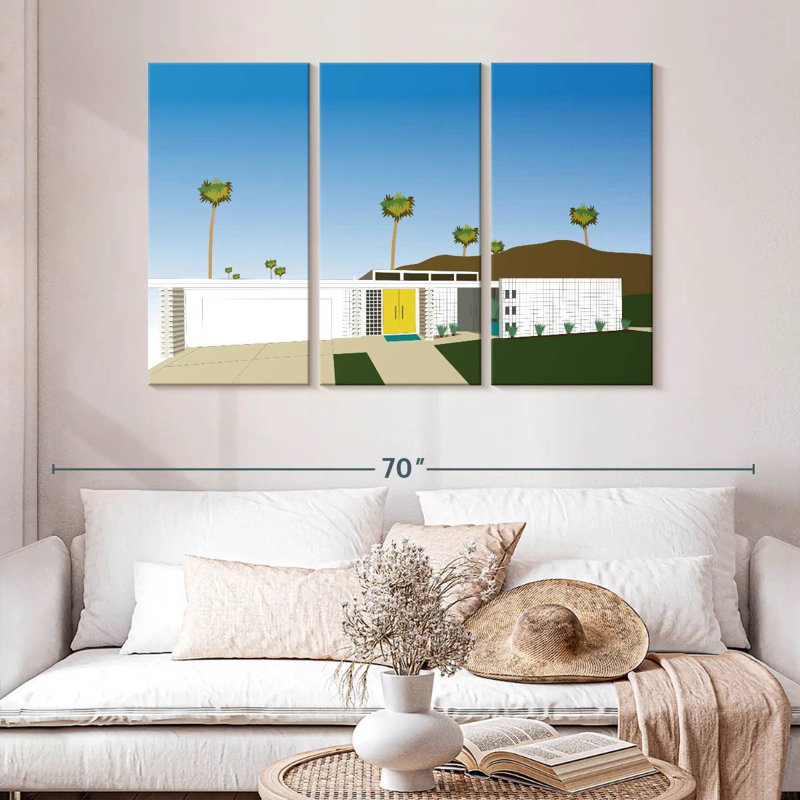 Lilie Palm Springs Living II, H 32 po x l 50 po