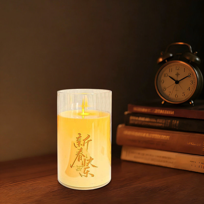Simulation Acrylic Candle Lamp Electronic Candle Lamp Bedside Lamp Small Ornament