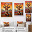 Antilope colorée dans le désert du Sahara - art mural antilope-1755656631-1755656653