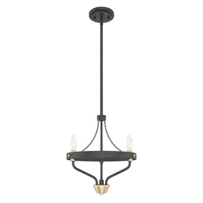 Plafonnier lustre 3 lumières Merlin