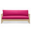 Housse pour canapé-lit réversible en tissu de polyester réversible avec fermeture à glissière 3 côtés-96484502-87758521