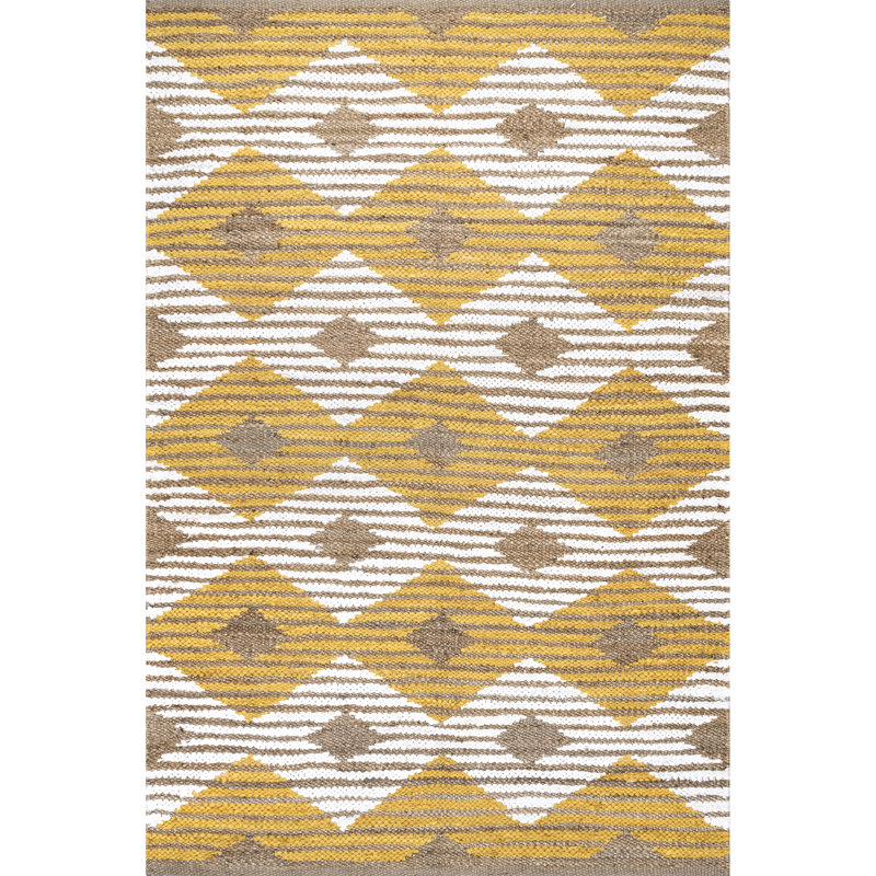 Geometric Indoor Rug, Rectangle 6' x 9'