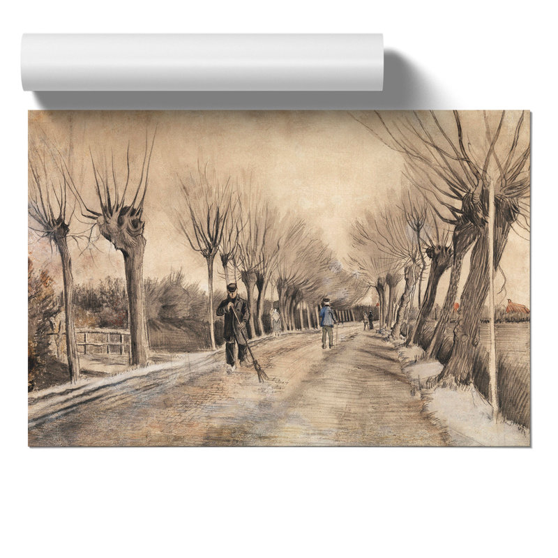 Road In Etten by Vincent Van Gogh - No Frame Painting, 30cm H x 42cm W x 0.1cm D