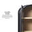Sitarski 76" H x 30" W Modern Arched Standard Bookcase with Glass Doors-98582620