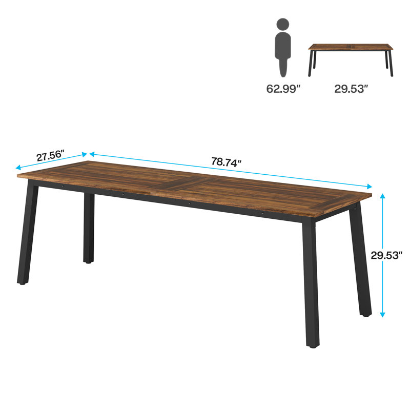 Metal Base Writing Desk