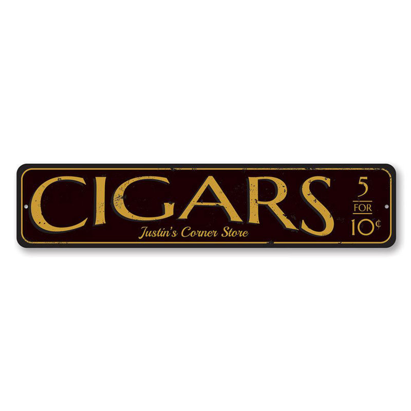 Plaque de coin en métal, H 4 po x l 18 po x P 0,04 po