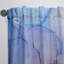 Panneau de rideau simple semi-transparent abstrait bleu et rose-90563977