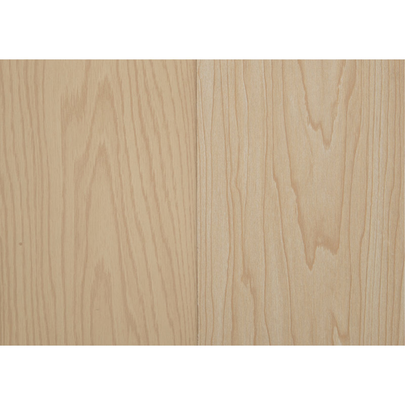 Cadre de lit plateforme contemporain de taille double avec finition naturelle, sans sommier, fonction de chambre à coucher dans les tons et lattes, mise à niveau