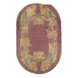 One-of-a-Kind Oval 3'1" X 4'11" Hand Knotted Area Rug
