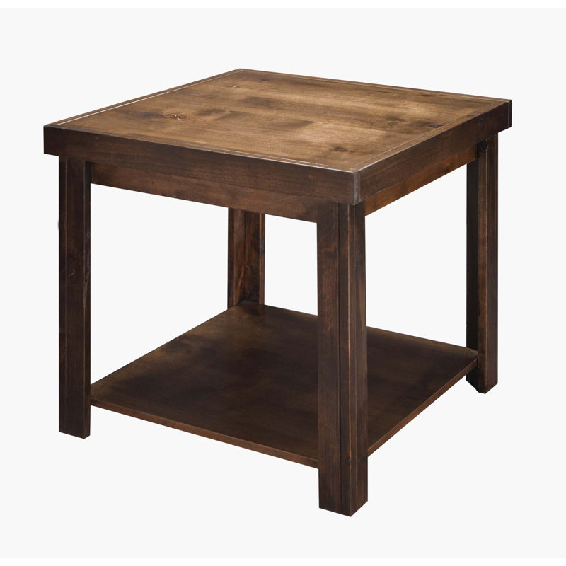 Hifza End Table, Brown, Brown