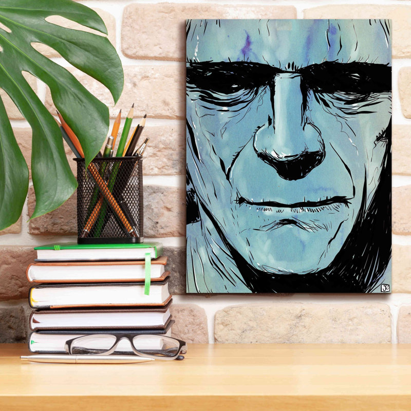 «Frankenstein» par Giuseppe Cristiano, art mural sur toile, L 12 po x H 16 po