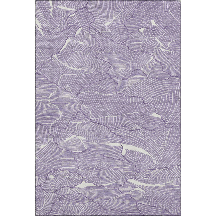 Premium Machine Washable Cossette AMF1048 Lines Rug