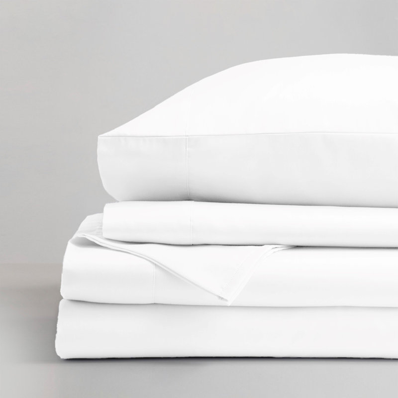 Gryphon Collection Fresh White Pillowcase, Standard (20x30)