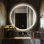 Glass Round Mirror-896940777