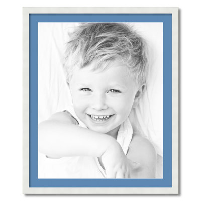 Wood Matte Picture Frame with Mat