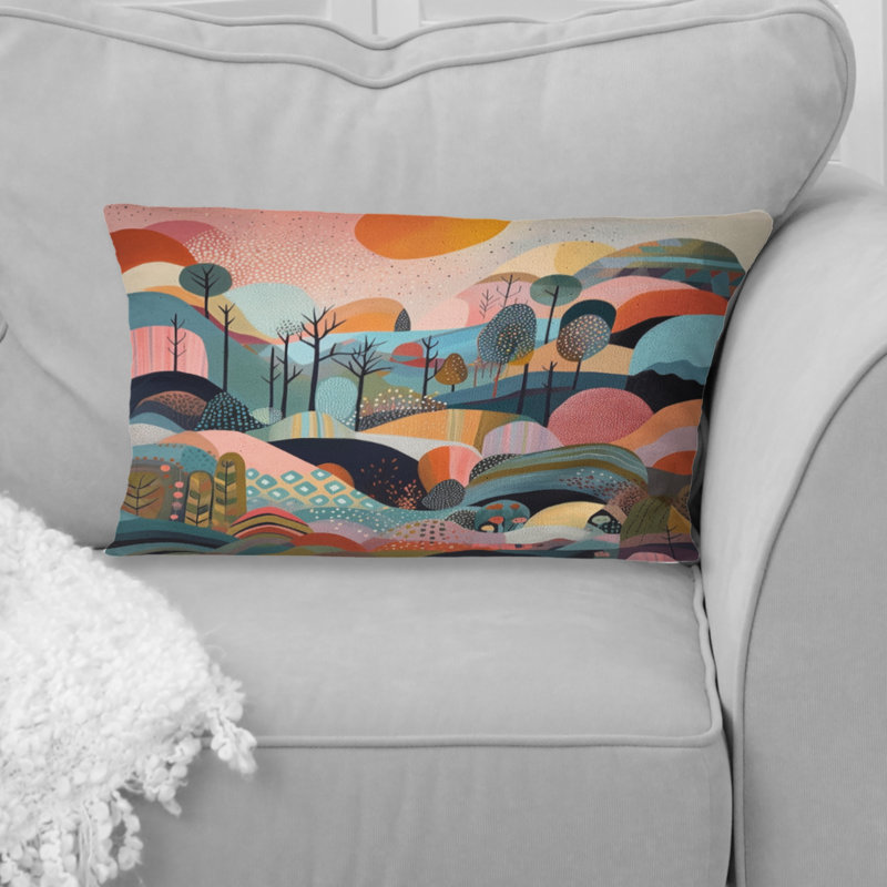 Coussin décoratif rose avec minimalisme rose