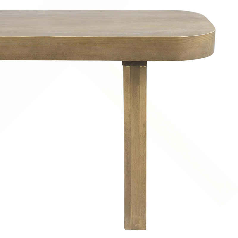 Banc de salle à manger d'intérieur en bois massif de 62,9 pouces pour la cuisine, la salle à manger et l'espace de vie