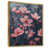 Toile avec cadre flottant or