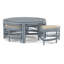 Raffles Rattan Cocktail Table with Benches-71441851-71441873