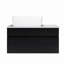 Petit meuble-lavabo flottant simple 31,5 "avec lavabo-130568653