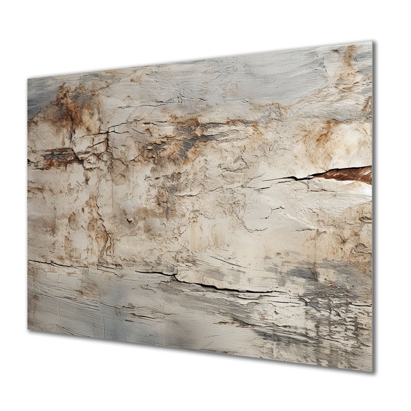 «Gray Rhythms Champagne II» - art mural en métal champagne MT137328, H 24 po x l 32 po x P 1 po