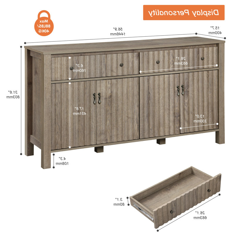 Commode 2 tiroirs Dabriyon