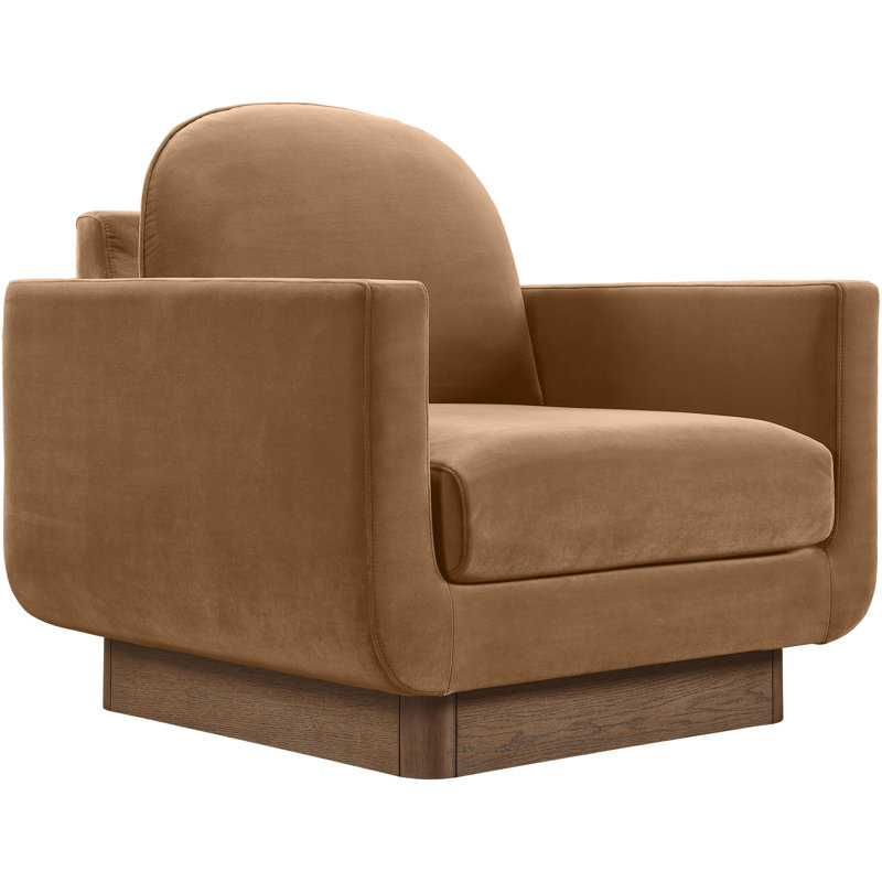 Fauteuil d'appoint Diviento, Saddle Velvet