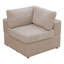 Canapé modulaire rembourré en velours côtelé de 130 po avec repose-pieds Loyde-1734487558