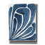 «Blue Stylized Leaf II» par Regina Moore-2102907828