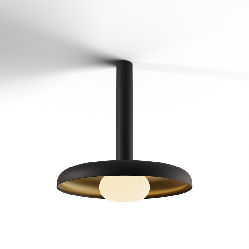 Combi 1 - Light LED Pendant, Matte Black, Matte Black/Brass