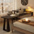 Black Rectangular Solid Wood+Iron Writing desk-1555558065-1555558060