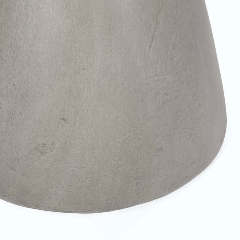 Table d'appoint d'extérieur en béton léger, Gris