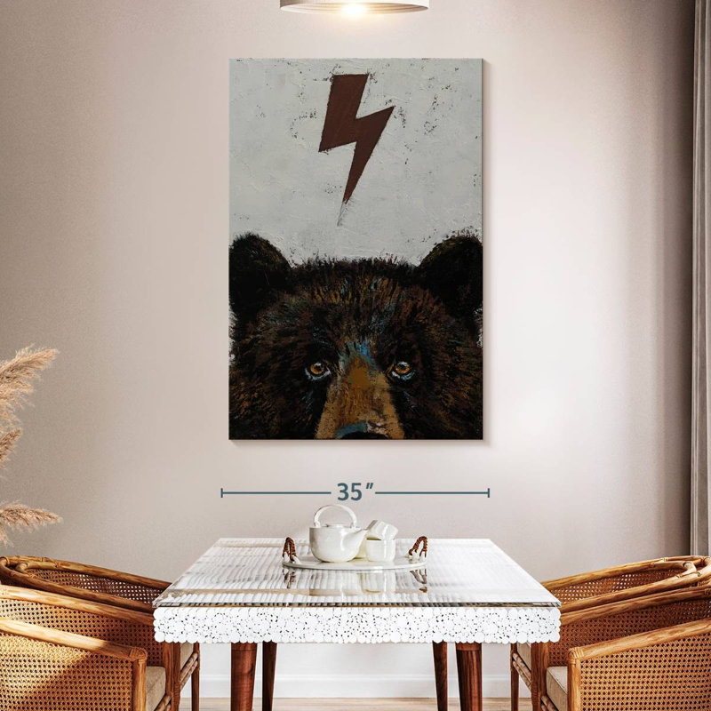 Boulon d'éclairage Brampt Bear, H 51 po x l 34 po